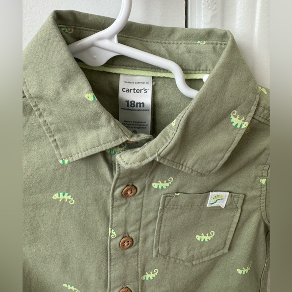 Carter’s Toddler Canvas Romper - Picture 2 of 4